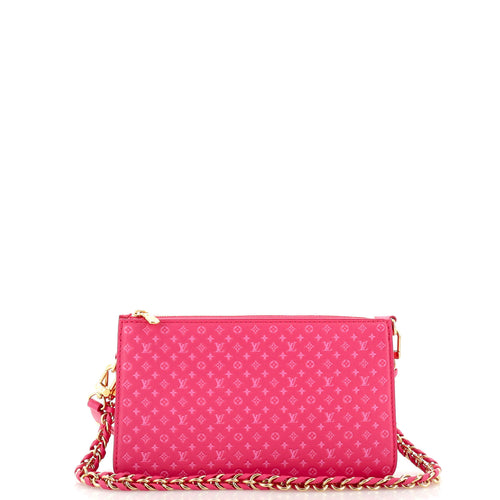 Lexington Pouch Monogram Embossed Leather