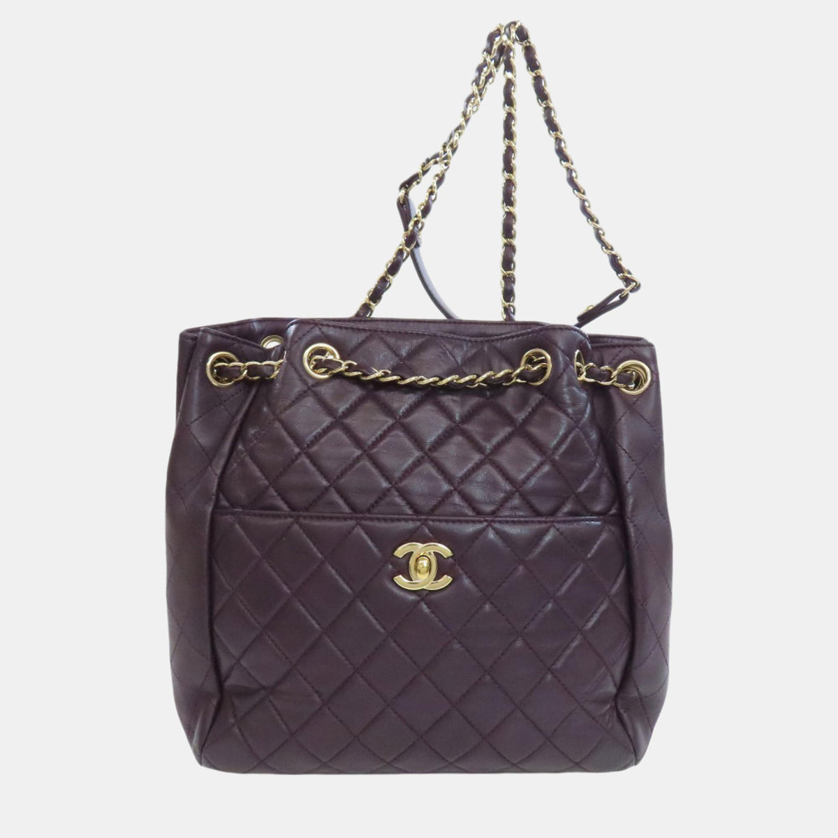 Chanel Lambskin Matelasse Shoulder Bag