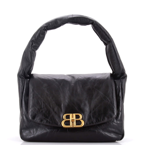 Monaco Sling Bag Padded Leather Large