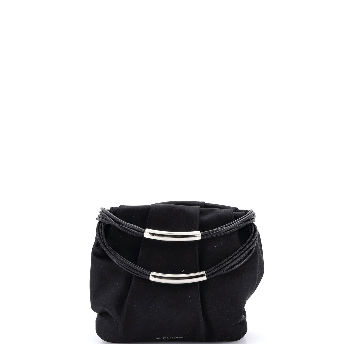 Saint Laurent Pochon Top Handle Bag Satin Mini