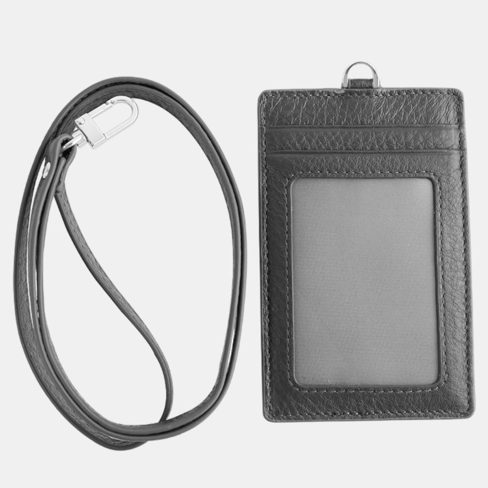 Charriol Grey Leather  Card Holders