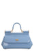 Women's Sicily Media Patent Leather Handbag in Light Blue | BB7652A1037 Color 80789