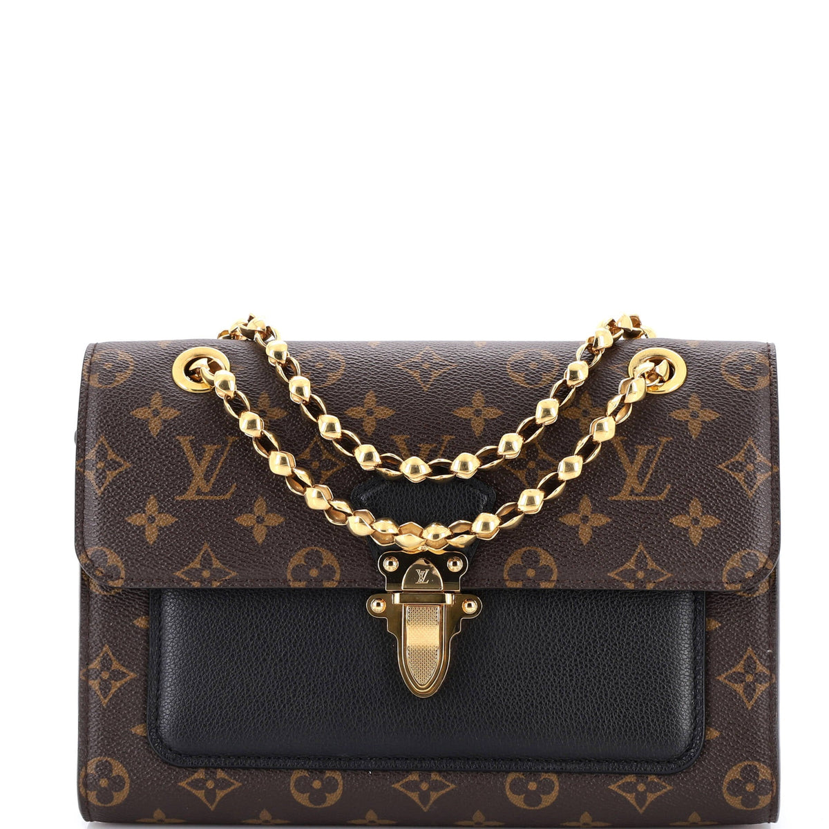 Louis Vuitton Victoire Handbag Monogram Canvas and Leather