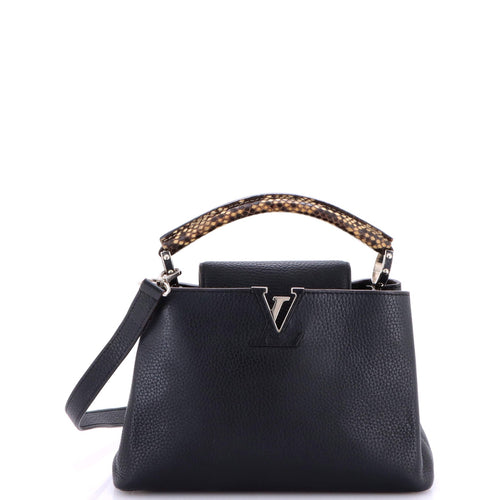 Capucines Bag Leather with Snakeskin BB