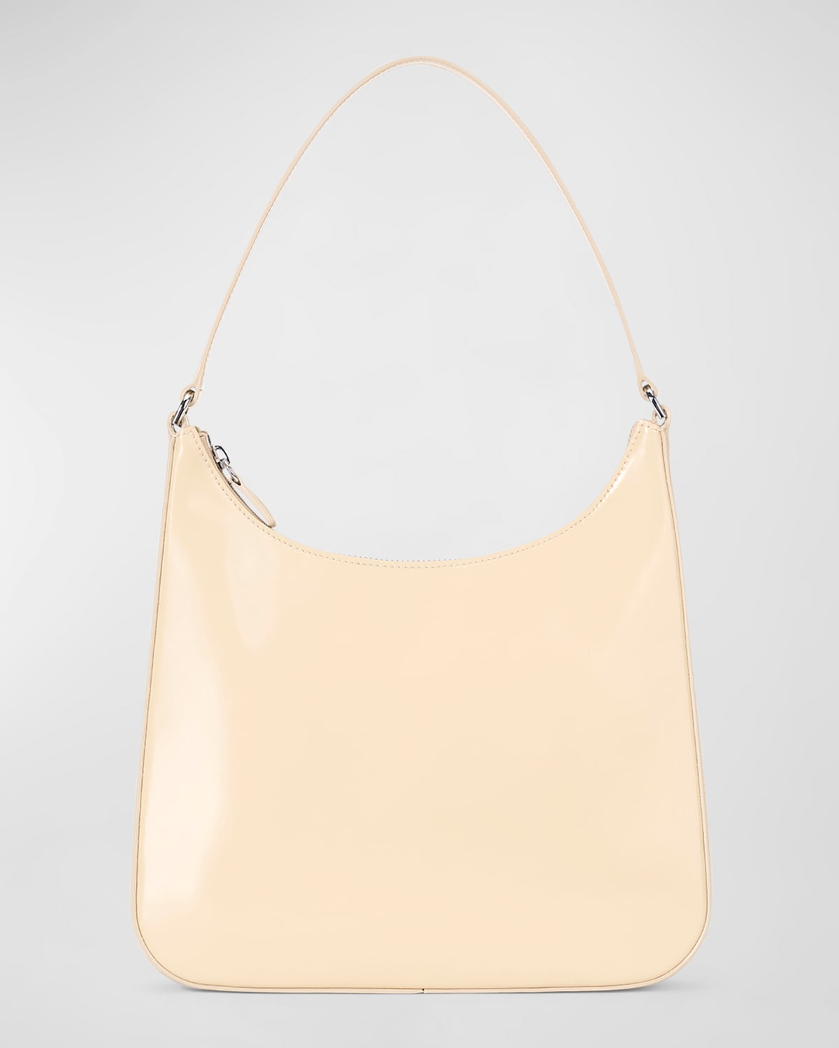 Staud Alec Shiny Calf Leather Shoulder Bag