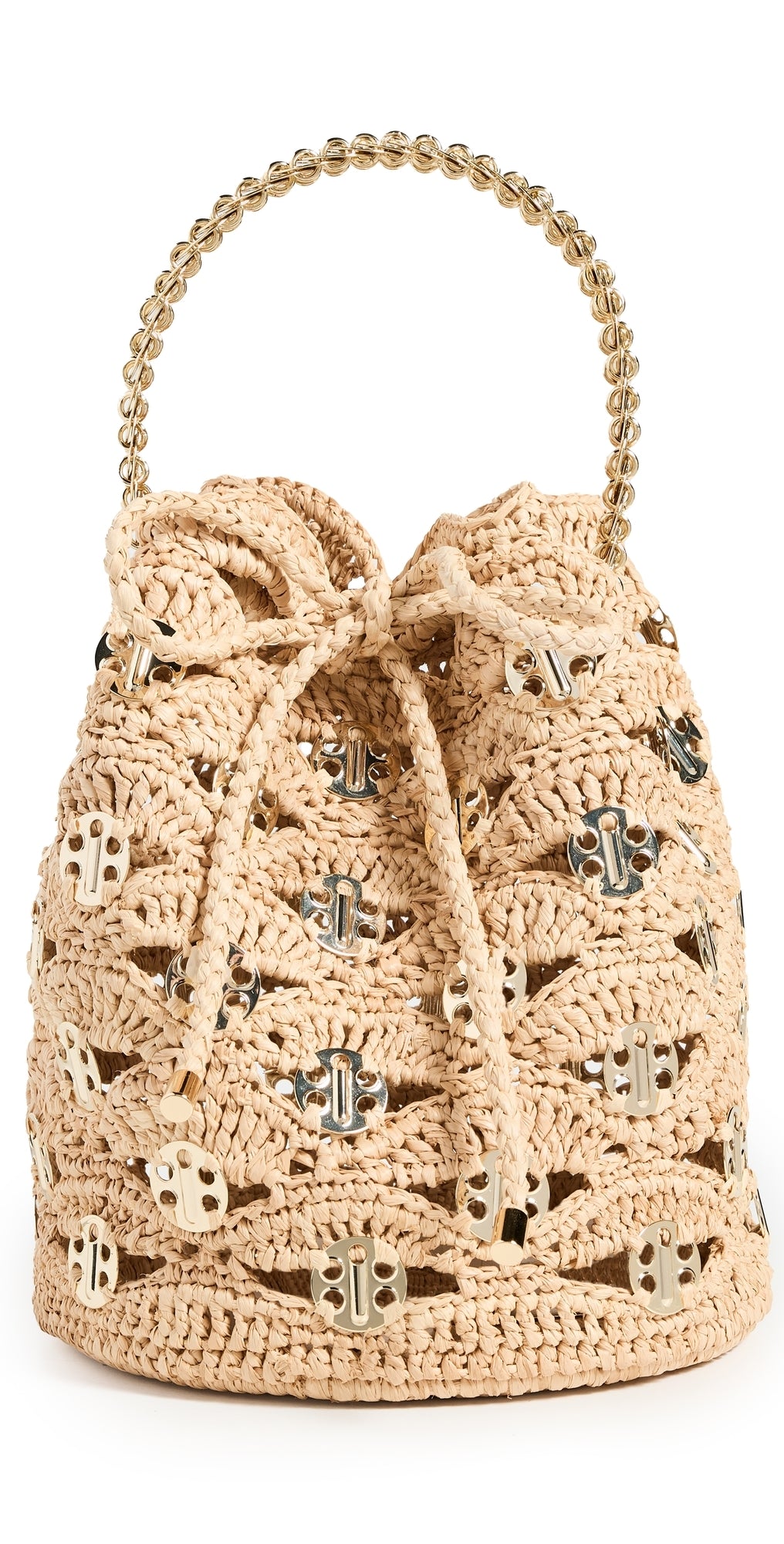 Rabanne Sac A Main Bucket Bag Natural/Light Gold One Size