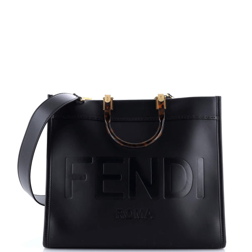FENDI Sunshine Shopper Tote Leather Medium
