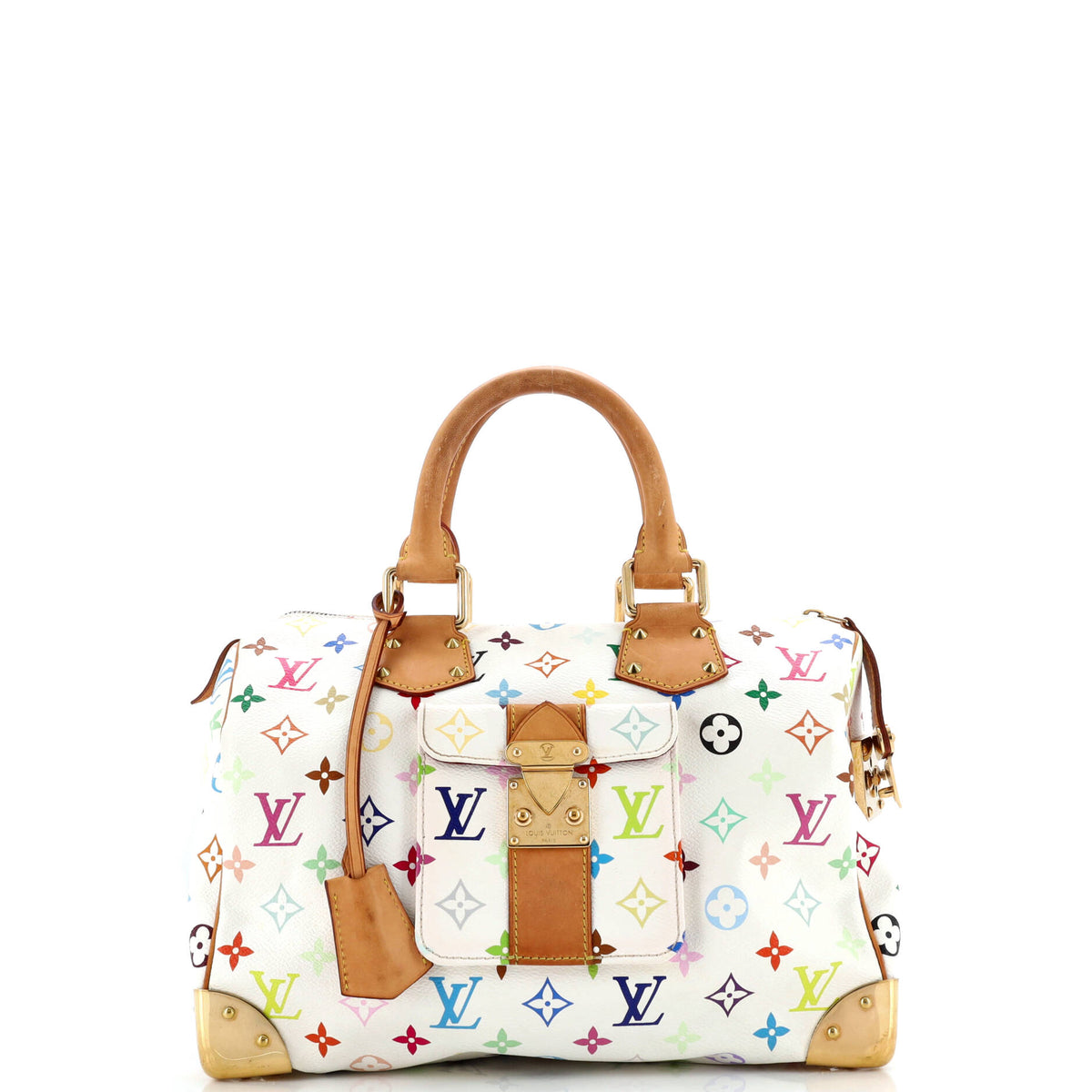 Louis Vuitton Speedy Handbag Monogram Multicolor 30