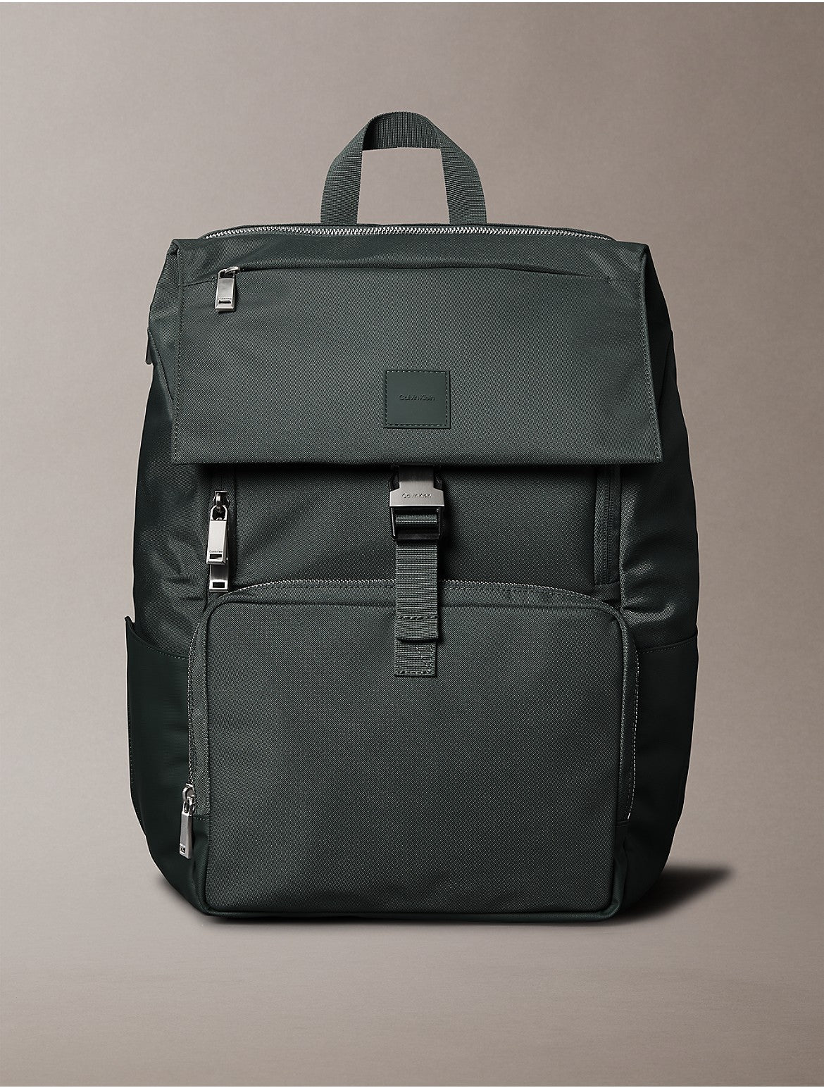 Calvin Klein Men's Utility Flap Backpack - Green