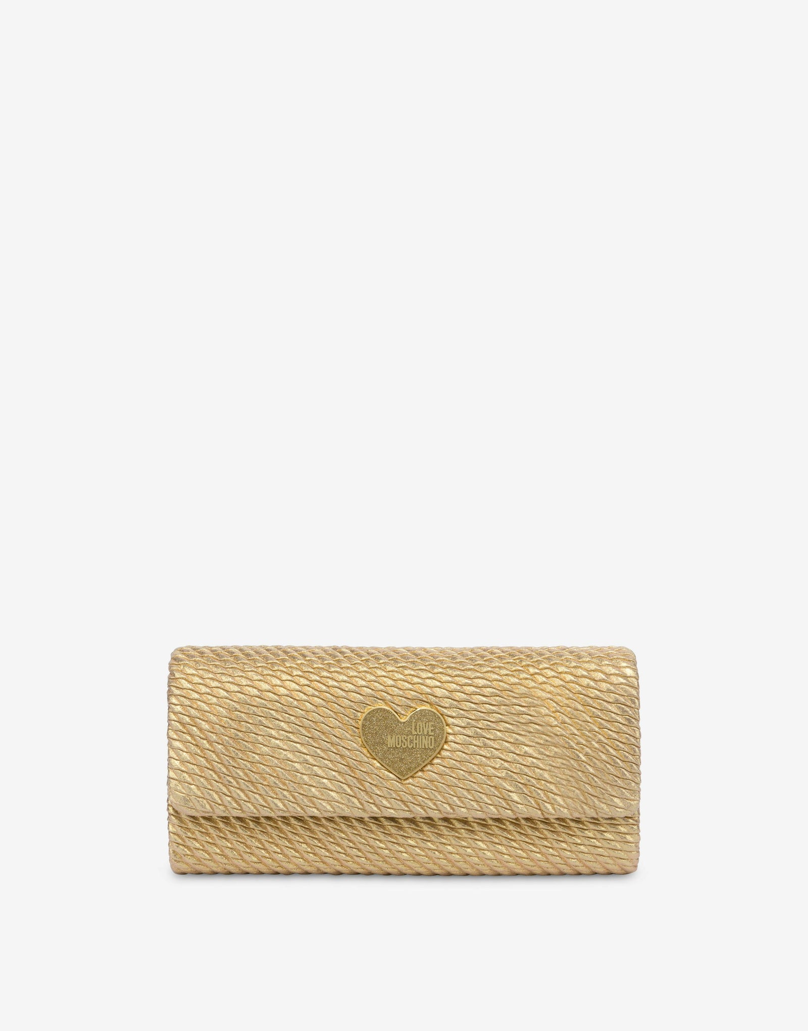 Love Moschino Pochette Coeur Métal