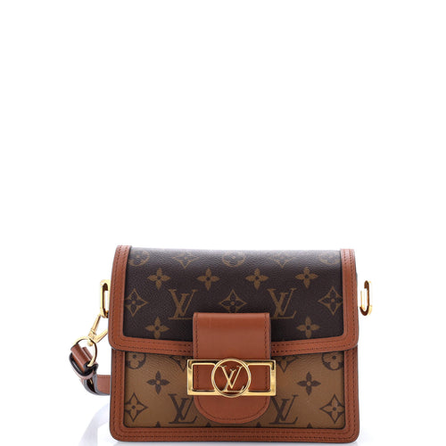 Dauphine Shoulder Bag Reverse Monogram Canvas Mini