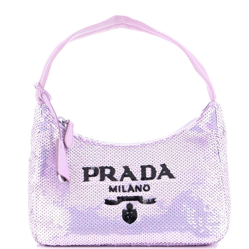 PRADA Re-Edition 2000 Hobo Sequins Mini