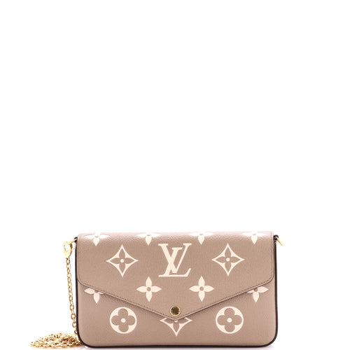 Felicie Pochette Bicolor Monogram Empreinte Giant