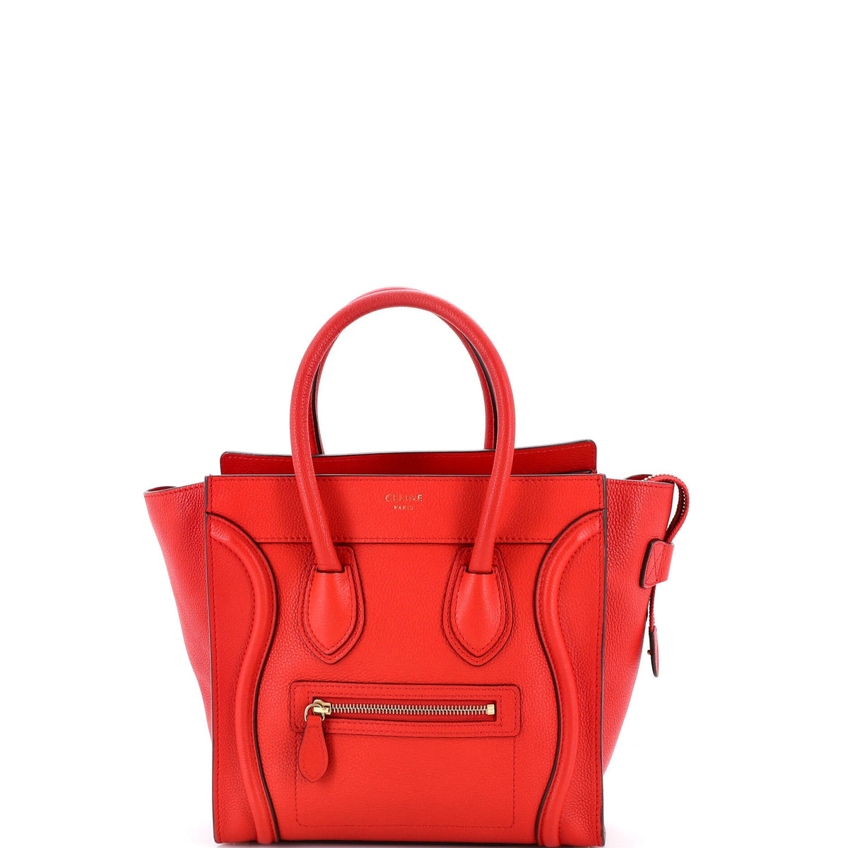 Celine CELINE Luggage Bag Grainy Leather Micro