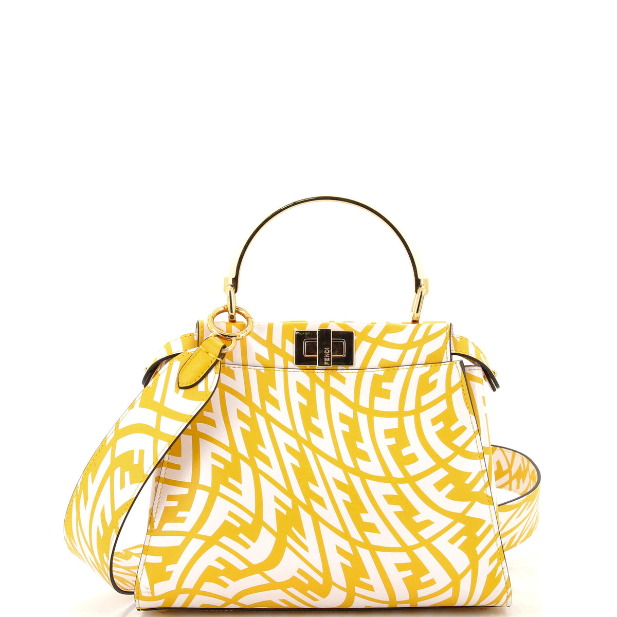 Fendi FENDI Peekaboo Bag Vertigo Zucca Leather Mini