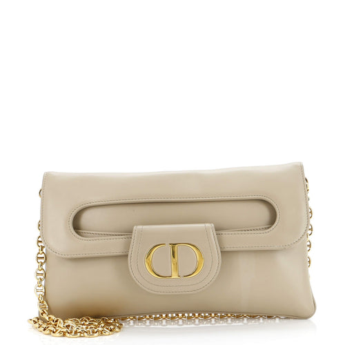 DiorDouble Chain Bag Leather Medium