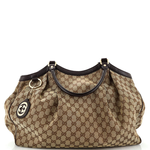 GUCCI Sukey Tote GG Canvas Large