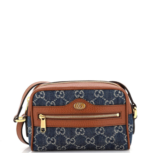 GUCCI Ophidia Shoulder Bag GG Denim Mini
