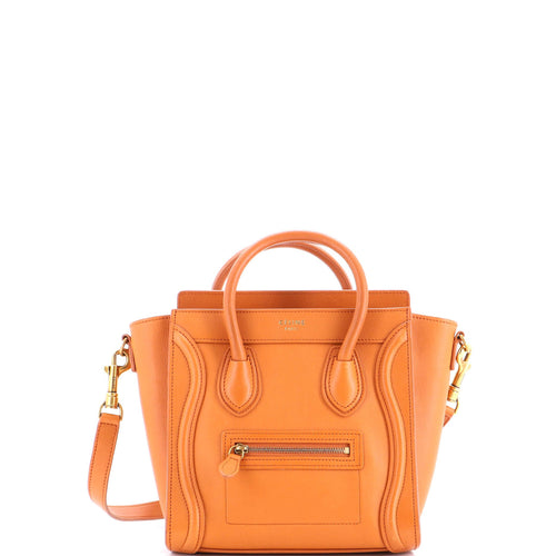 CELINE Luggage Bag Smooth Leather Nano