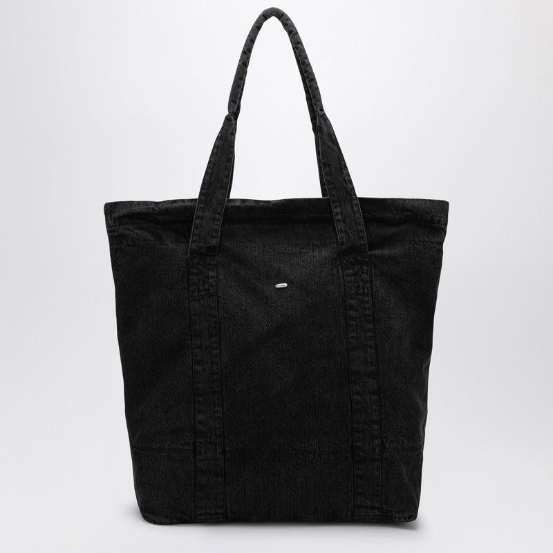 Our Legacy Men's Black Washed Cotton Tote Bag | A4248ABCO