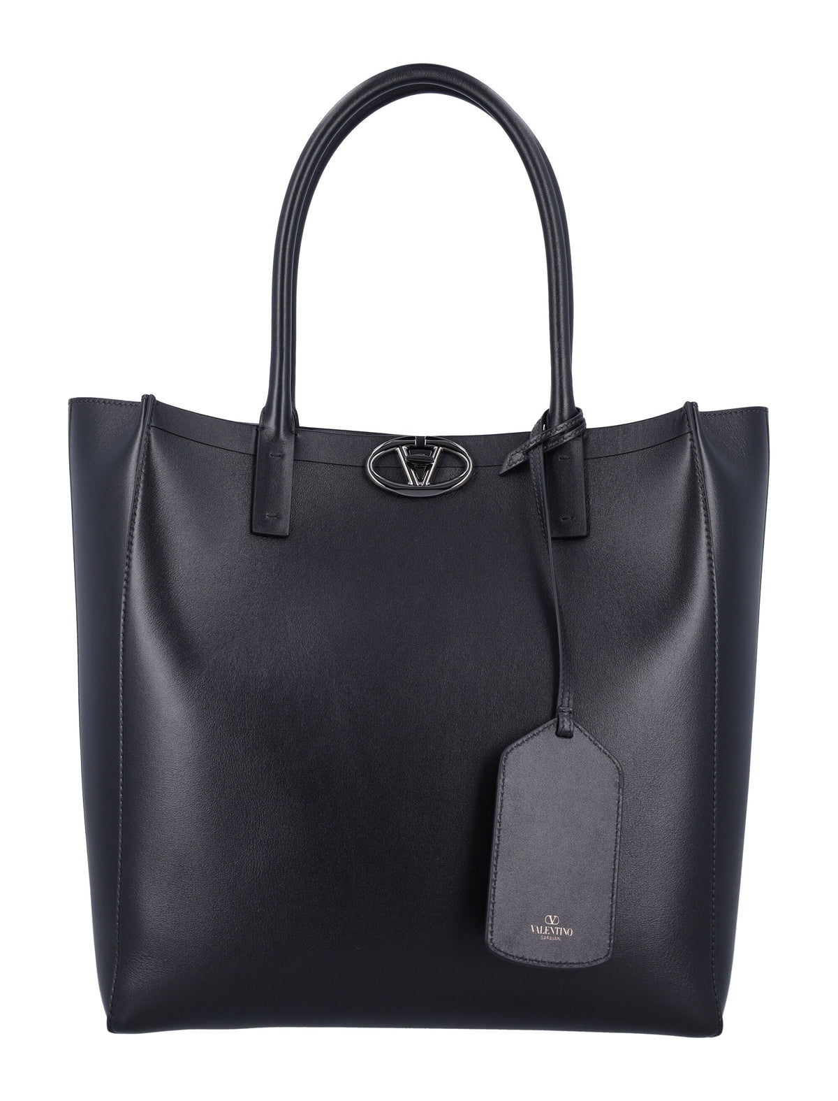 Valentino Garavani Men's V-Logo Tote Bag in Nero | 24A5Y0B0C97JHH Color 0NO