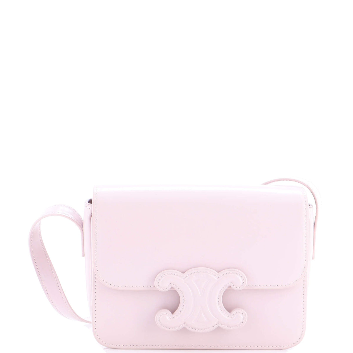Celine CELINE Cuir Triomphe Shoulder Bag Leather Teen