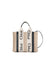 Women's Woody Linen Mini Tote Bag in Ecru | CHC22AS397I26 Color 91J