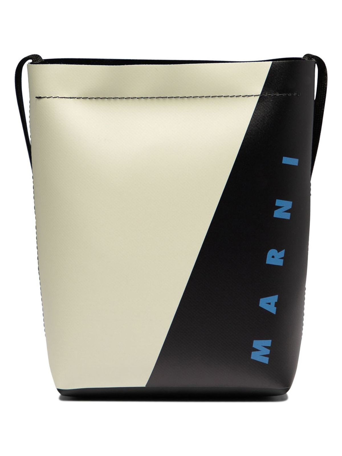 Marni Men's Bicolour Crossbody Bag in Black | SBMQ0068A1P7948ZO824