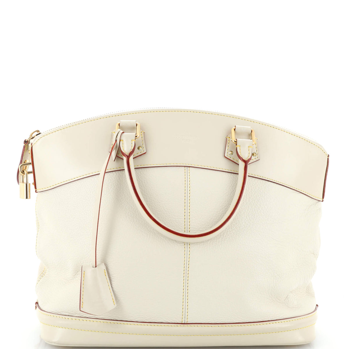 Louis Vuitton Suhali Lockit Handbag Leather MM