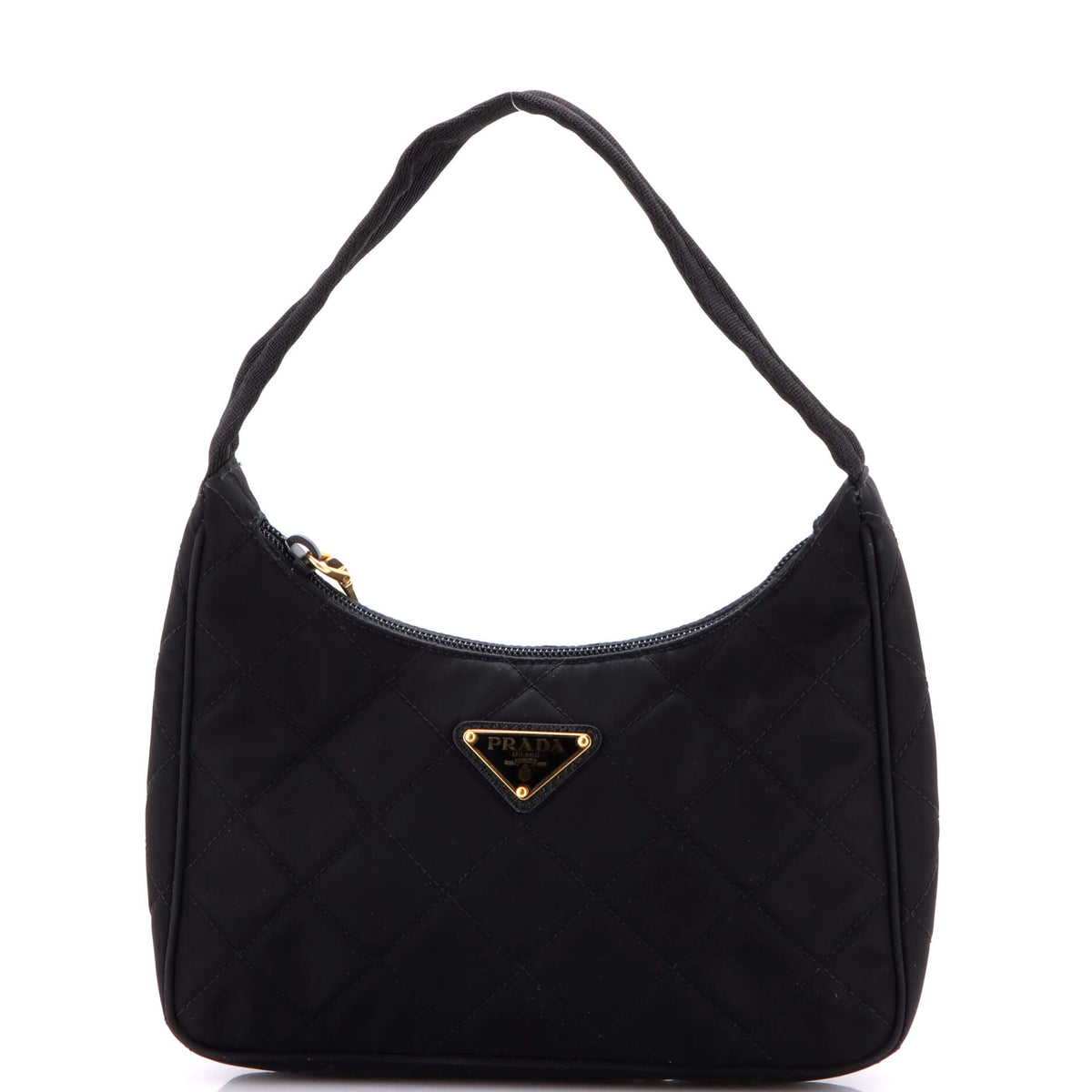 Prada PRADA Hobo Quilted Tessuto Small