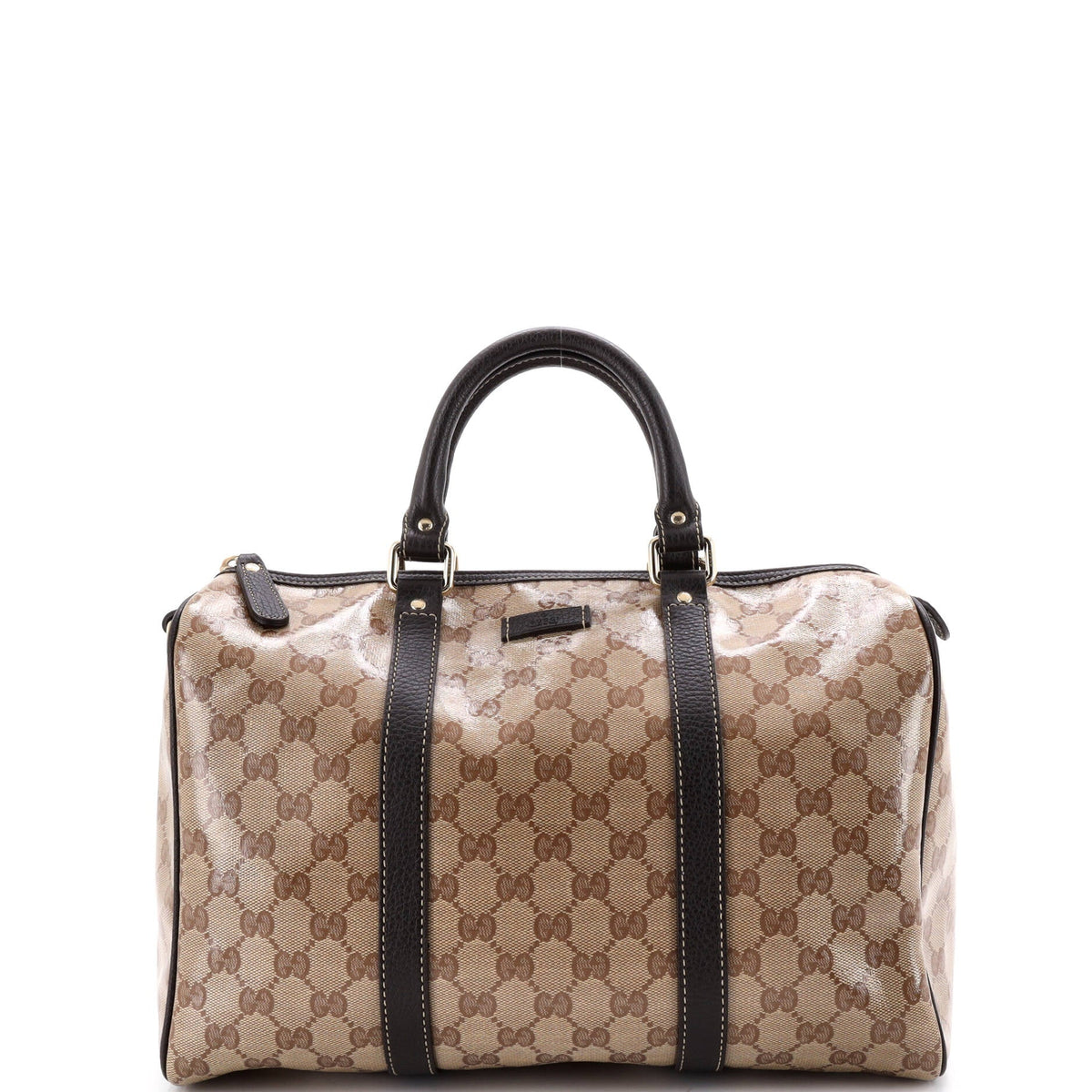 Gucci GUCCI Joy Boston Bag GG Coated Canvas Medium