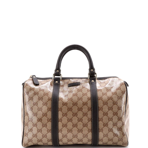 GUCCI Joy Boston Bag GG Coated Canvas Medium