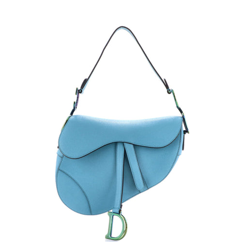 Saddle Handbag Leather Medium