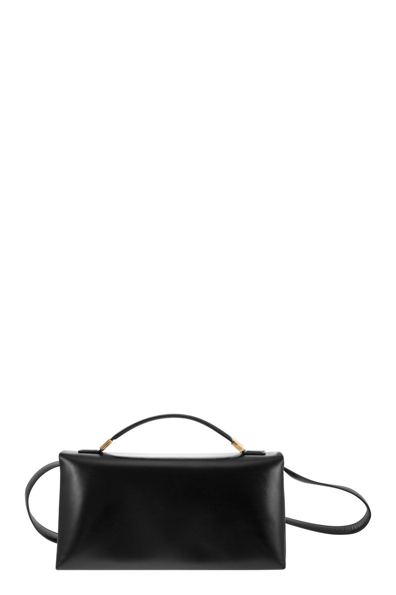 Marni Women's Prisma Leather Handbag in Black | BMMP0130U0P6039