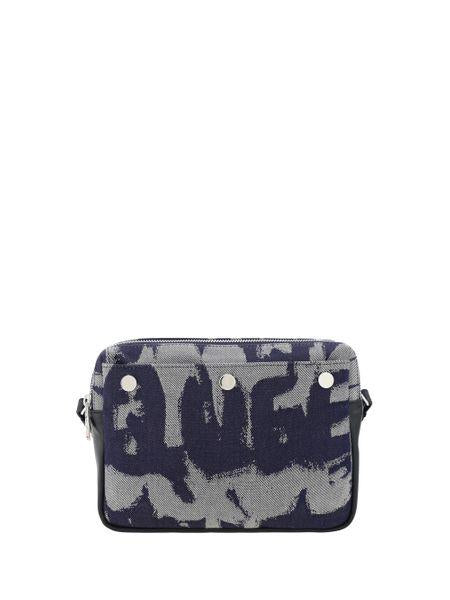 Alexander Mcqueen Men's Camera Crossbody in Blue | 7917721AAS24097