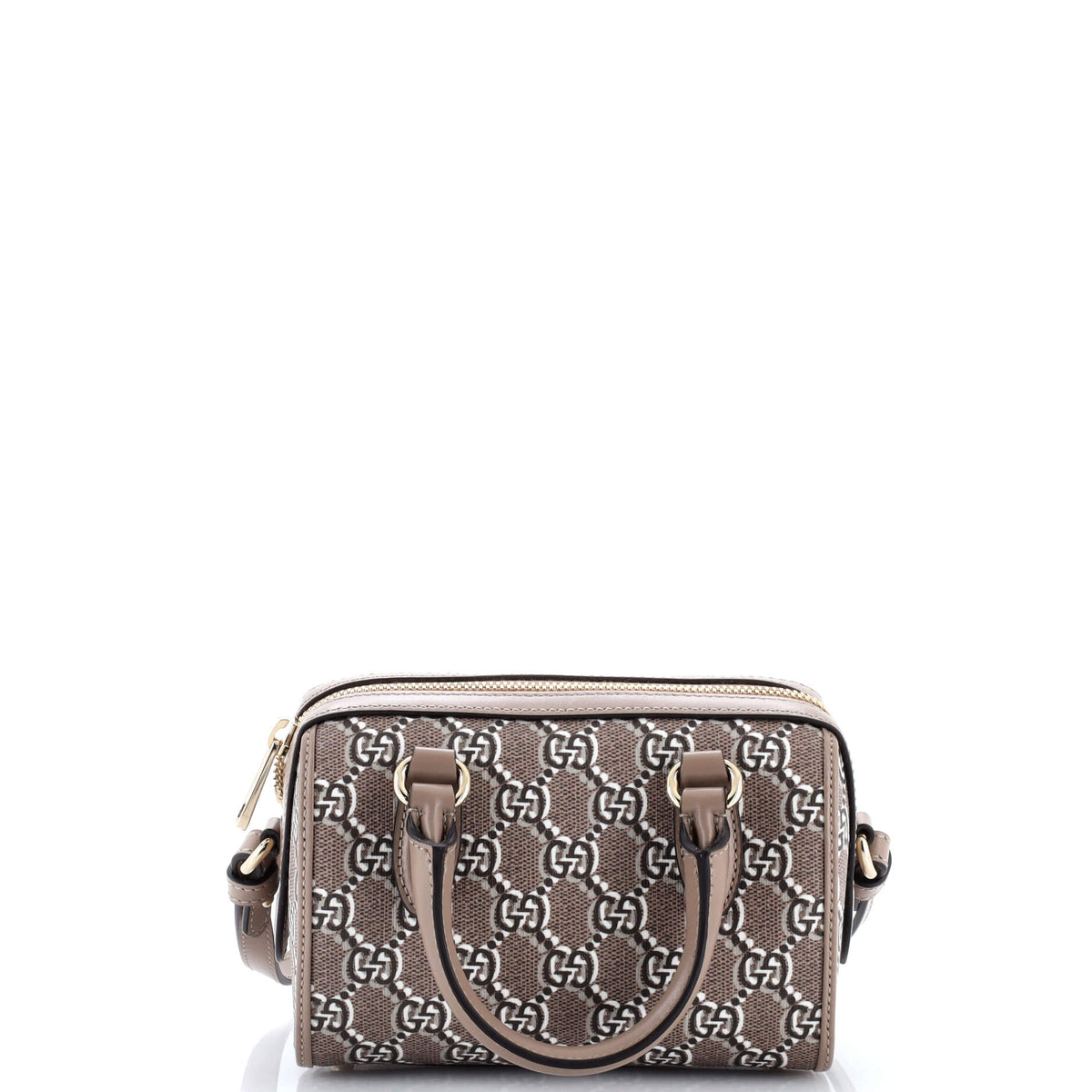 Gucci GUCCI Top Handle Shoulder Bag GG Shadow Coated Canvas Mini