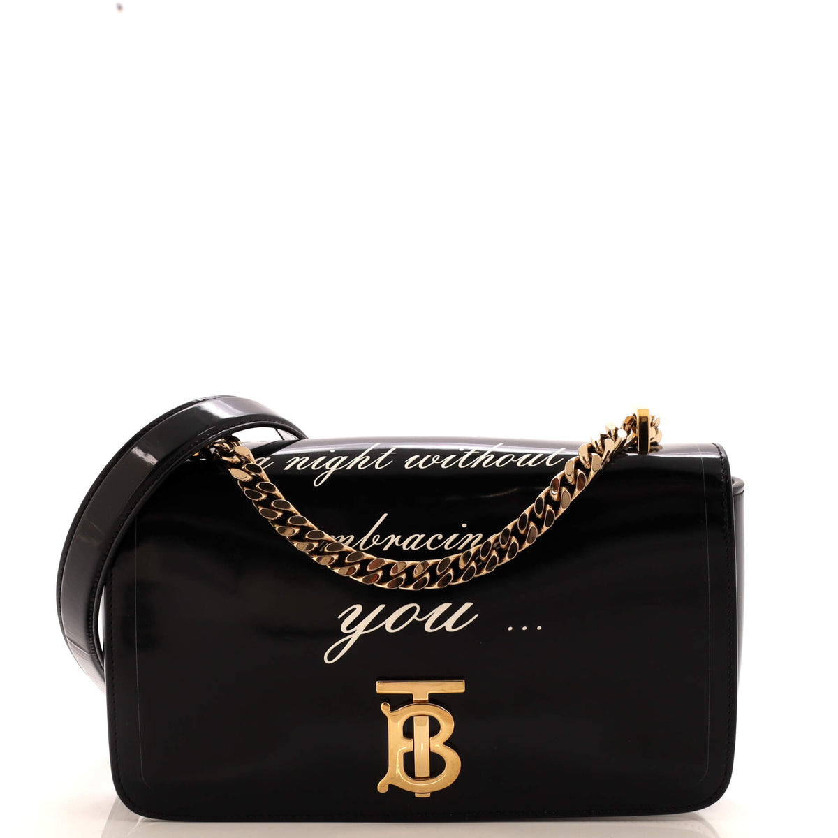 Burberry Lola Shoulder Bag Printed Leather Small