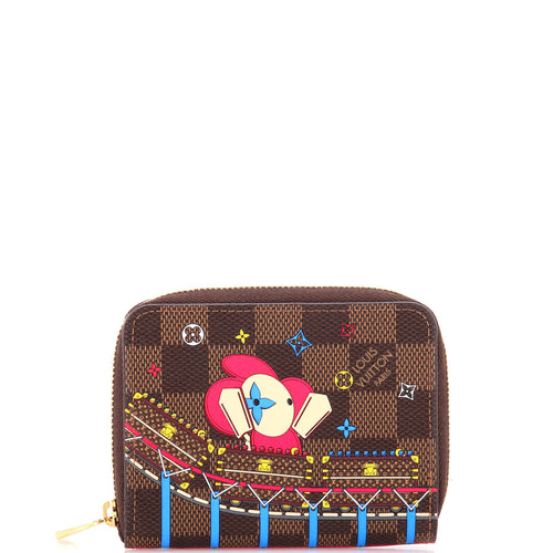 Zippy Coin Purse Limited Edition Vivienne Xmas Damier