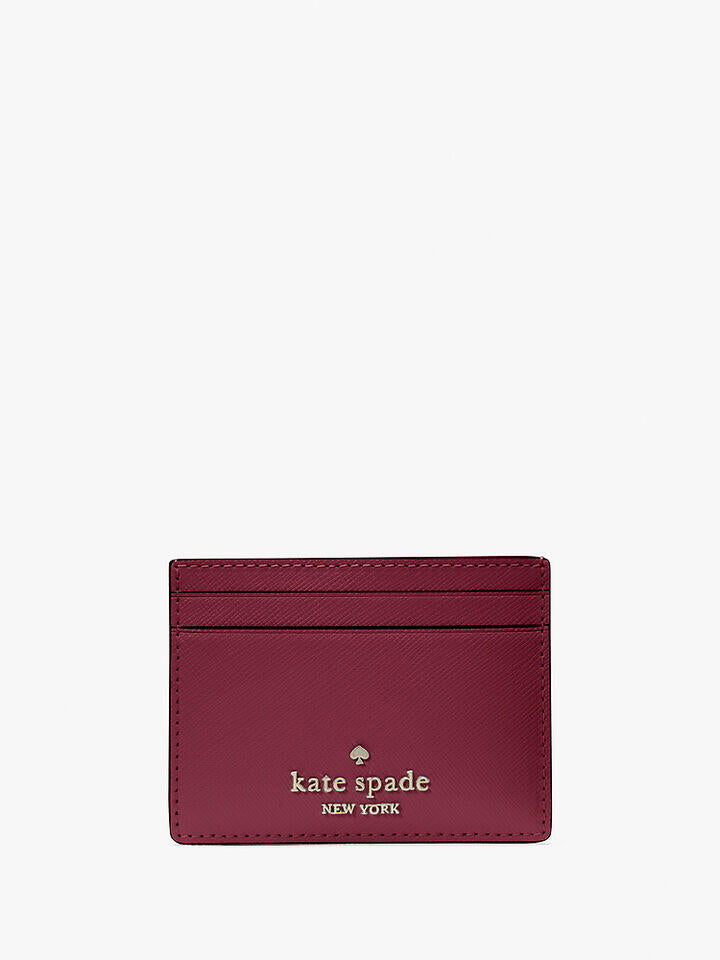 Kate Spade Au Madison Saffiano Leather Small Slim Card Holder