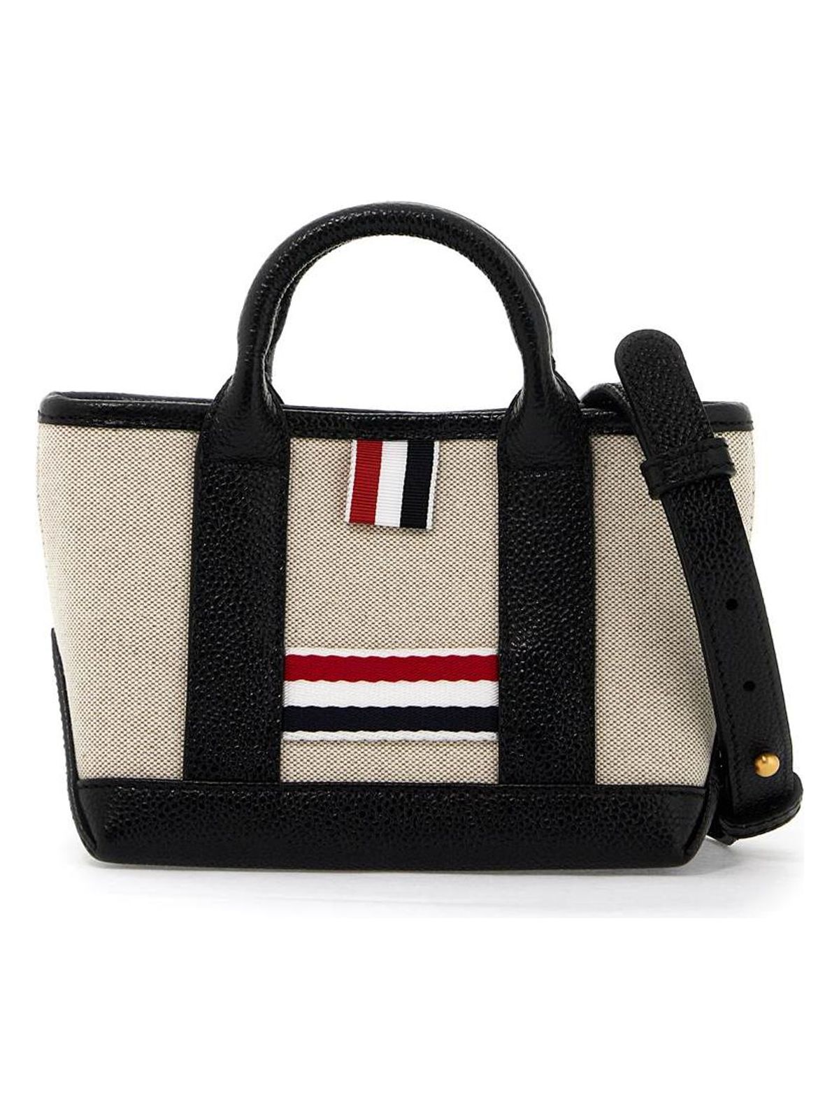 Thom Browne Women's Mini Tool Tote Bag in Beige | UAG176AF0492