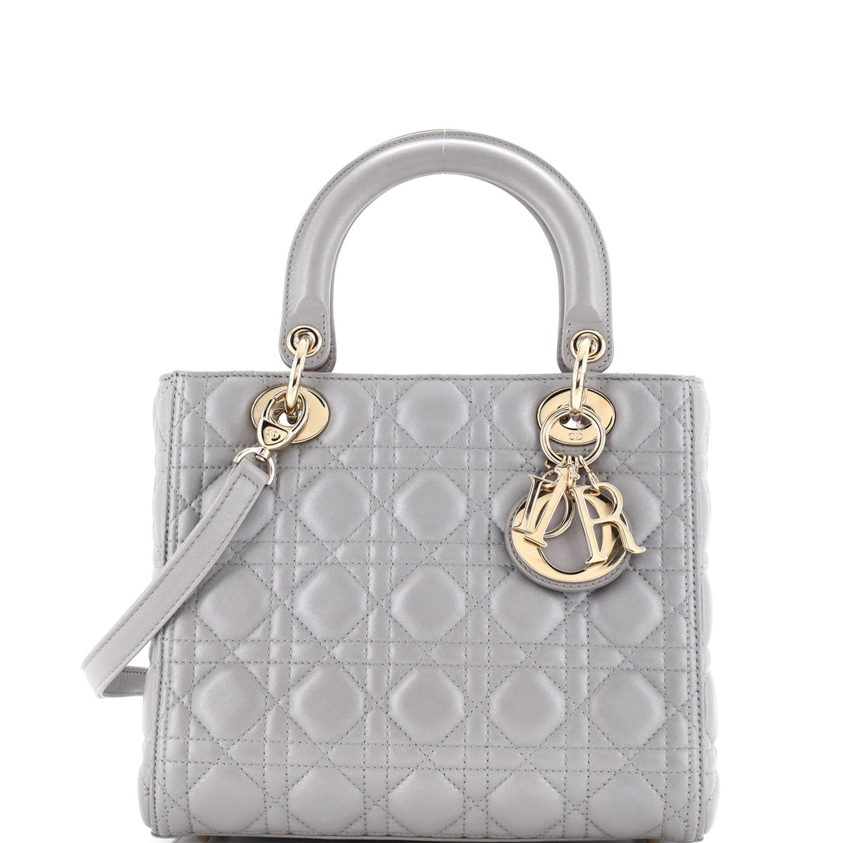 Christian Dior Lady Dior Bag Cannage Quilt Lambskin Medium