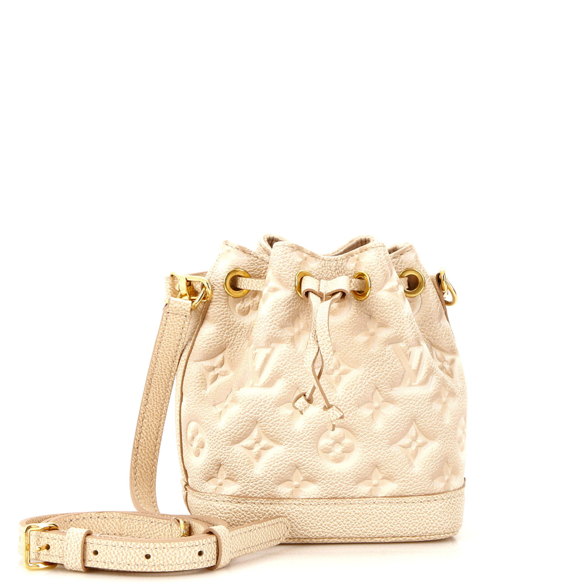 Louis Vuitton Noe Handbag Stardust Monogram Empreinte Leather Nano