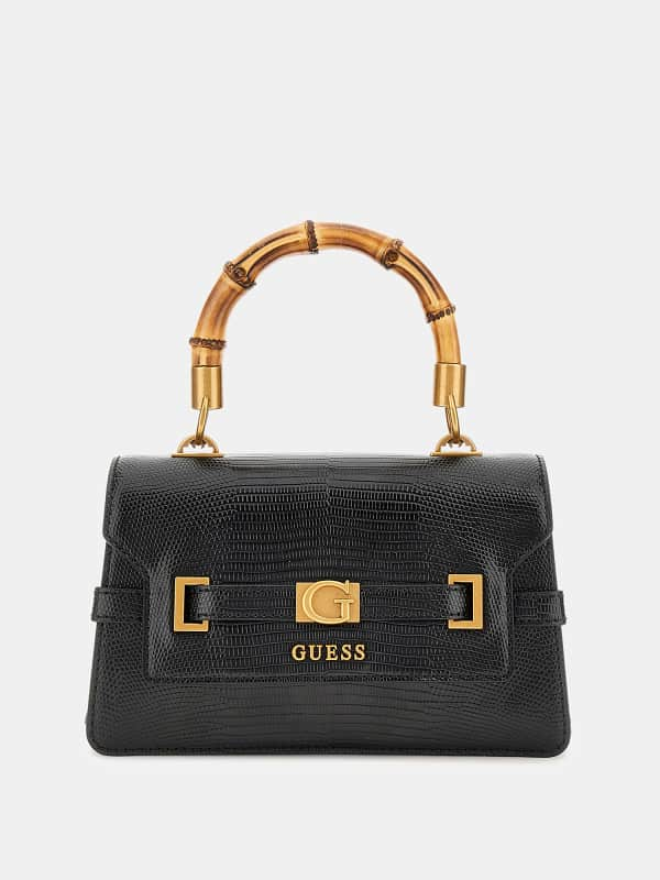 Guess Sibel Python-Print Mini Handbag