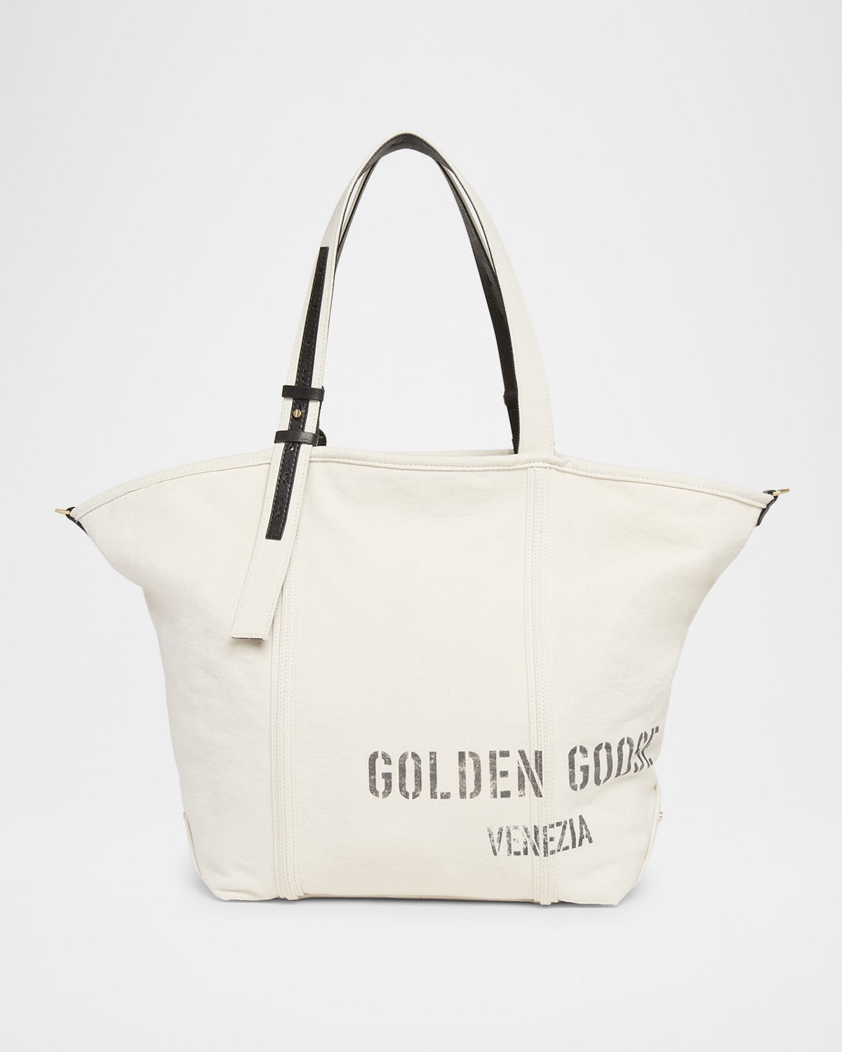 Golden Goose Logo Canvas Tote Bag