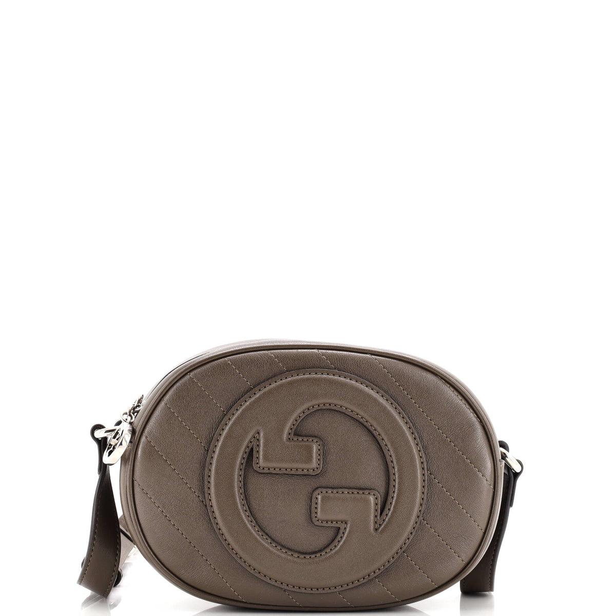 Gucci GUCCI Blondie NM Round Camera Bag Diagonal Quilted Leather
