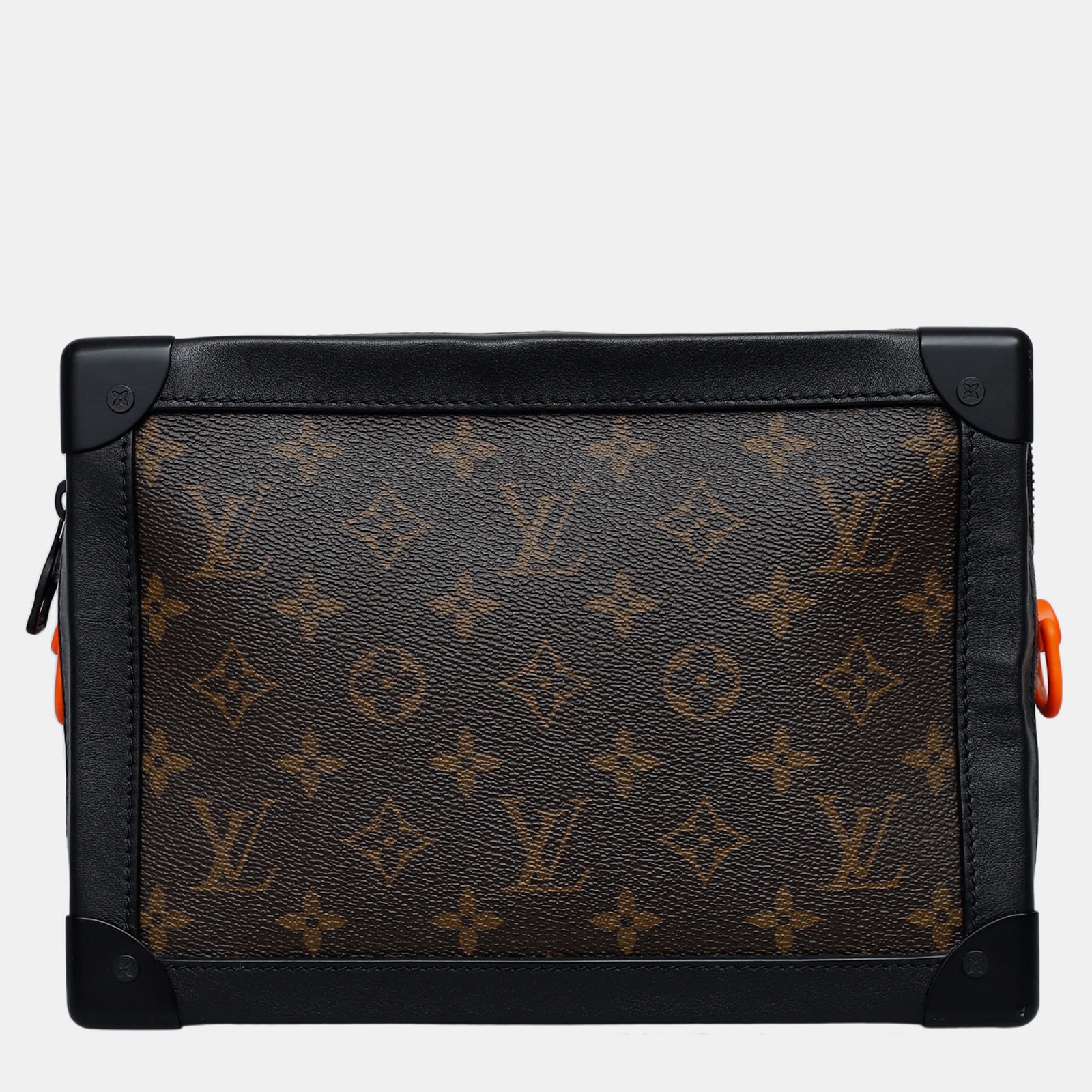 Louis Vuitton Sac de voyage souple Solar Ray en toile enduite avec monogramme en cuir marron/noir