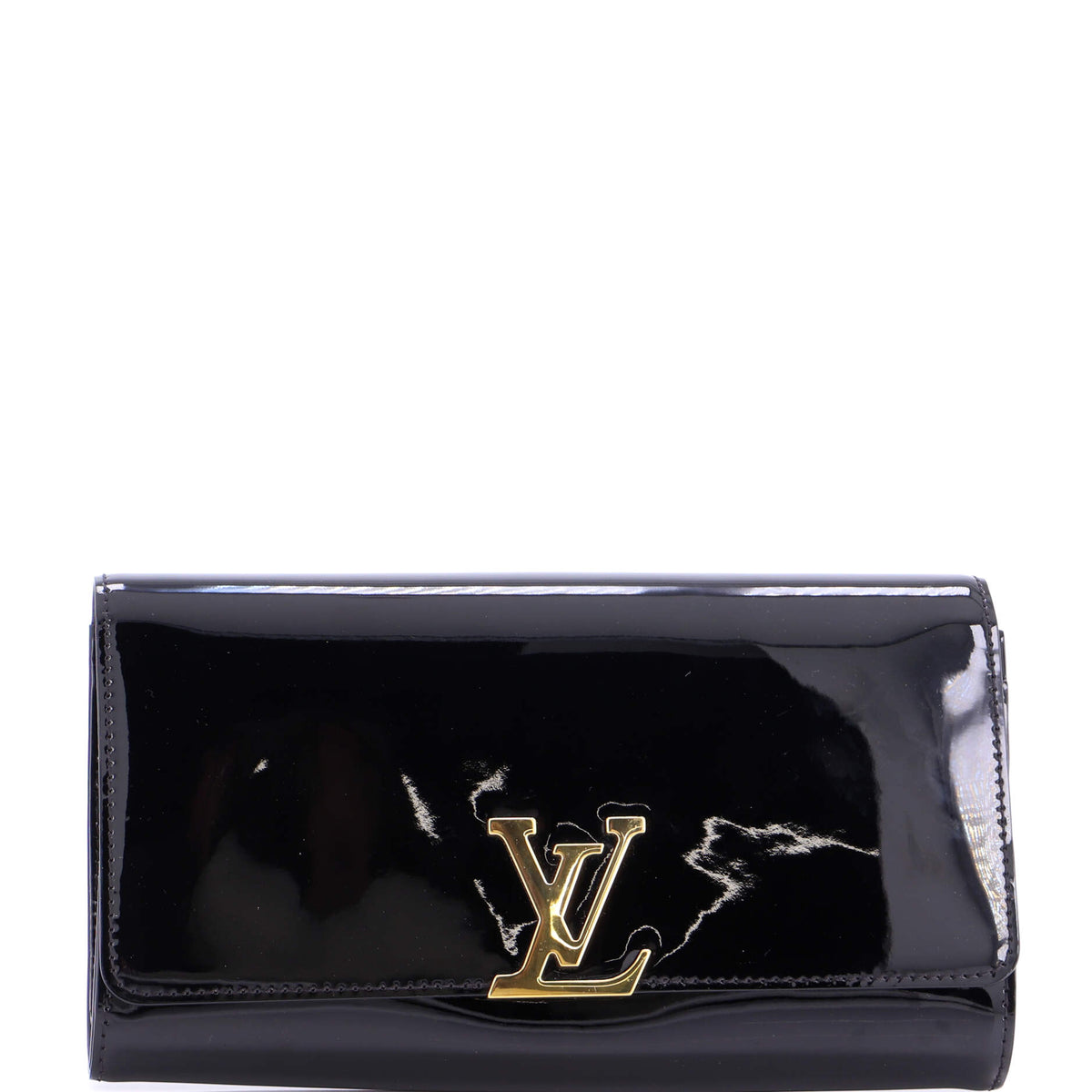 Louis Vuitton Louise Clutch Patent Long
