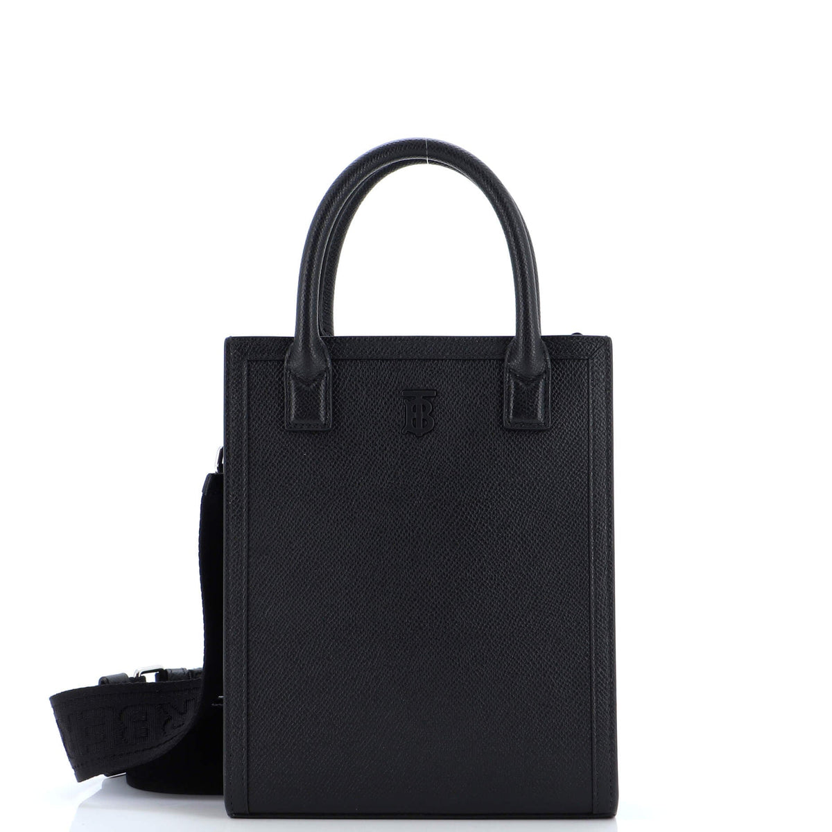 Burberry Vertical Denny Tote Leather Mini