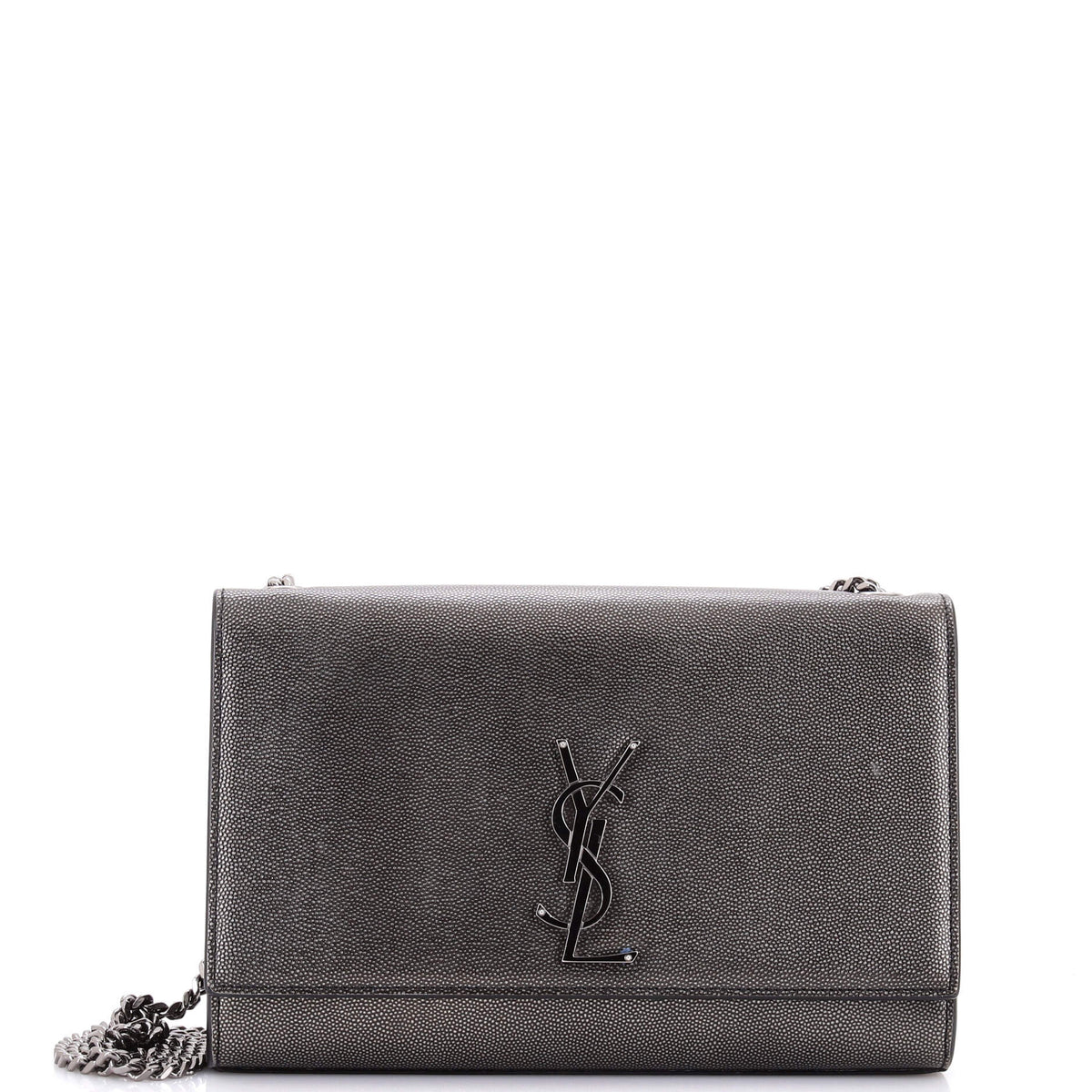 Saint Laurent Classic Monogram Crossbody Bag Grainy Leather Medium