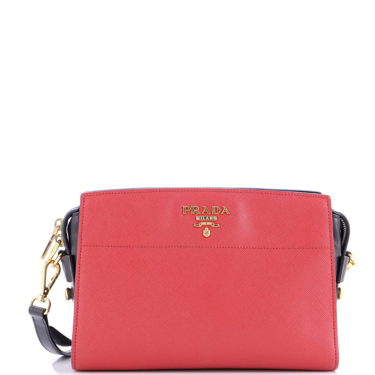 Prada PRADA Bibliotheque Crossbody Saffiano Leather
